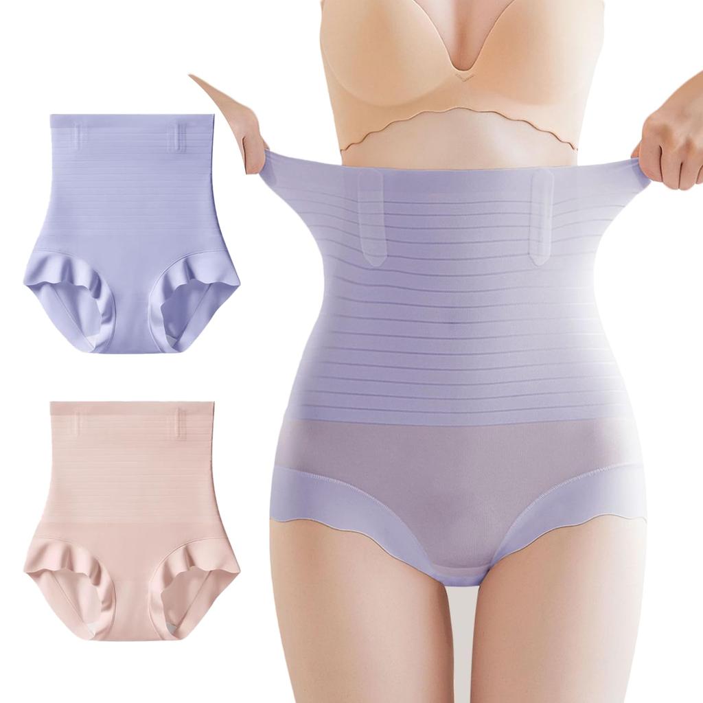SHUIII Girdle Shapewear for the Belly Stomach and Pelvic and Postpartum Compression Panties for Summer Women's High-Waist Panties, [Cooling & 3-in-1