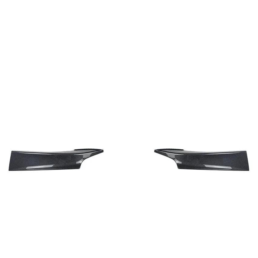 Front Bumper Splitter For BMW 1 Series 2012 To 2014 F20 F21 M Sport Style Canard Cover Trim Lip Spoiler Gloss Black Body Kit