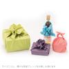 Musubi Furoshiki 45 см ярко-красный однотонный полиэстеровый креп, сделано в Японии 10188-107