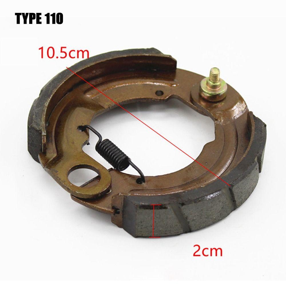 Parts 90 100 110Type Brake Shoe Block Brake Block Pads Pedal Block Pads Scooter E-bike Drum