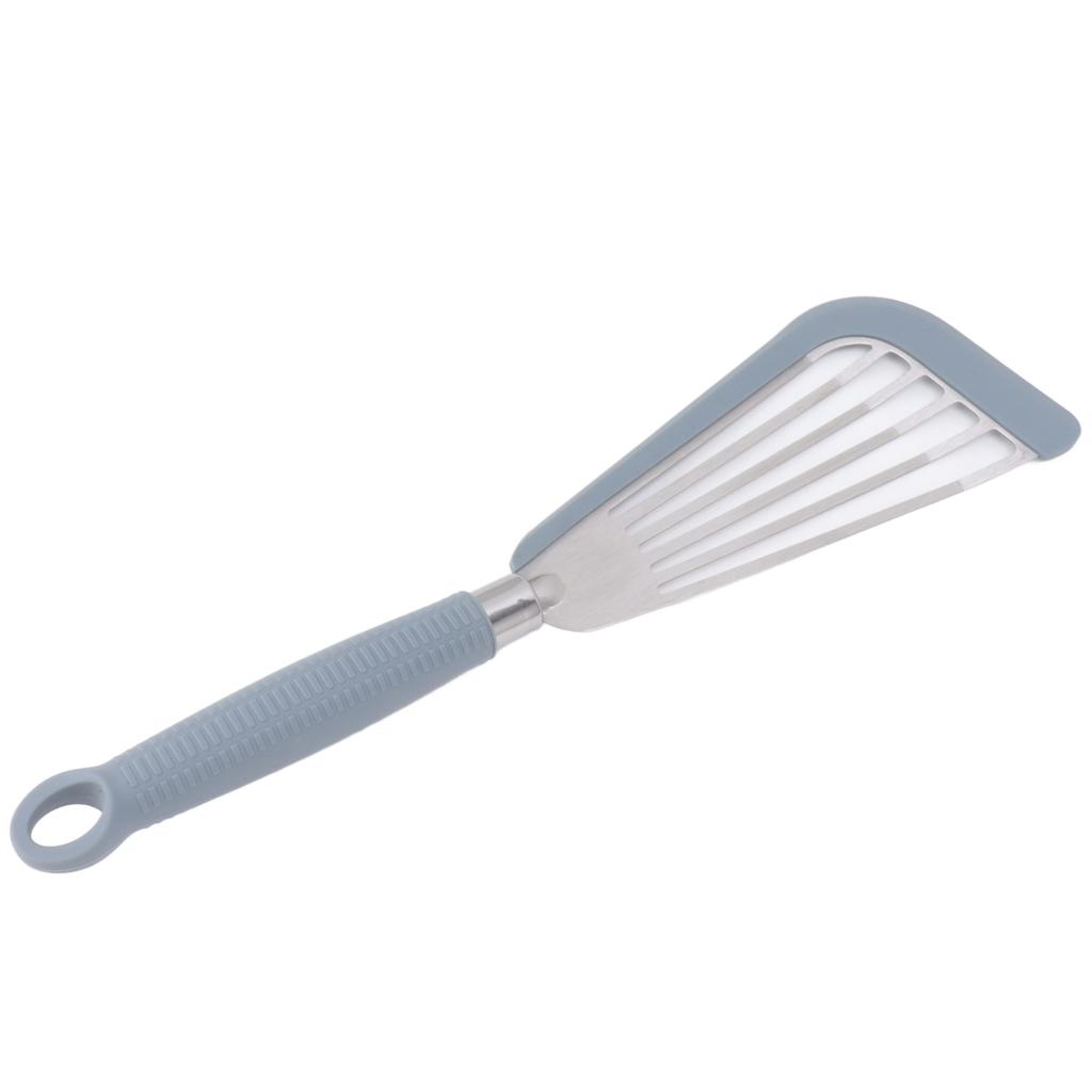 Silicone Fish Spatula Stainless Steel Slot Nonstick Coating Spatula for Frying Beefstk Egg