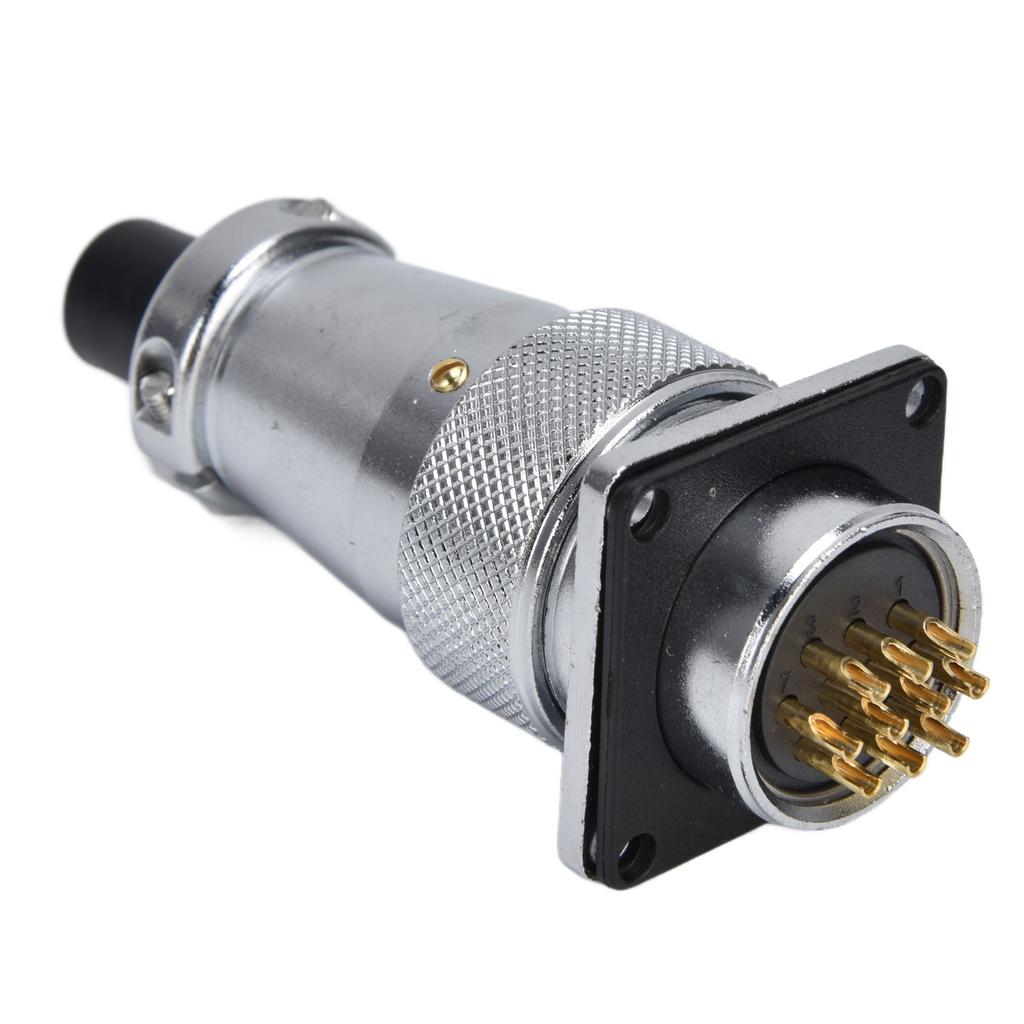 500 В WS24 Авиационный штекерный разъем Водонепроницаемый силовой разъем для авиационной штепсельной розетки