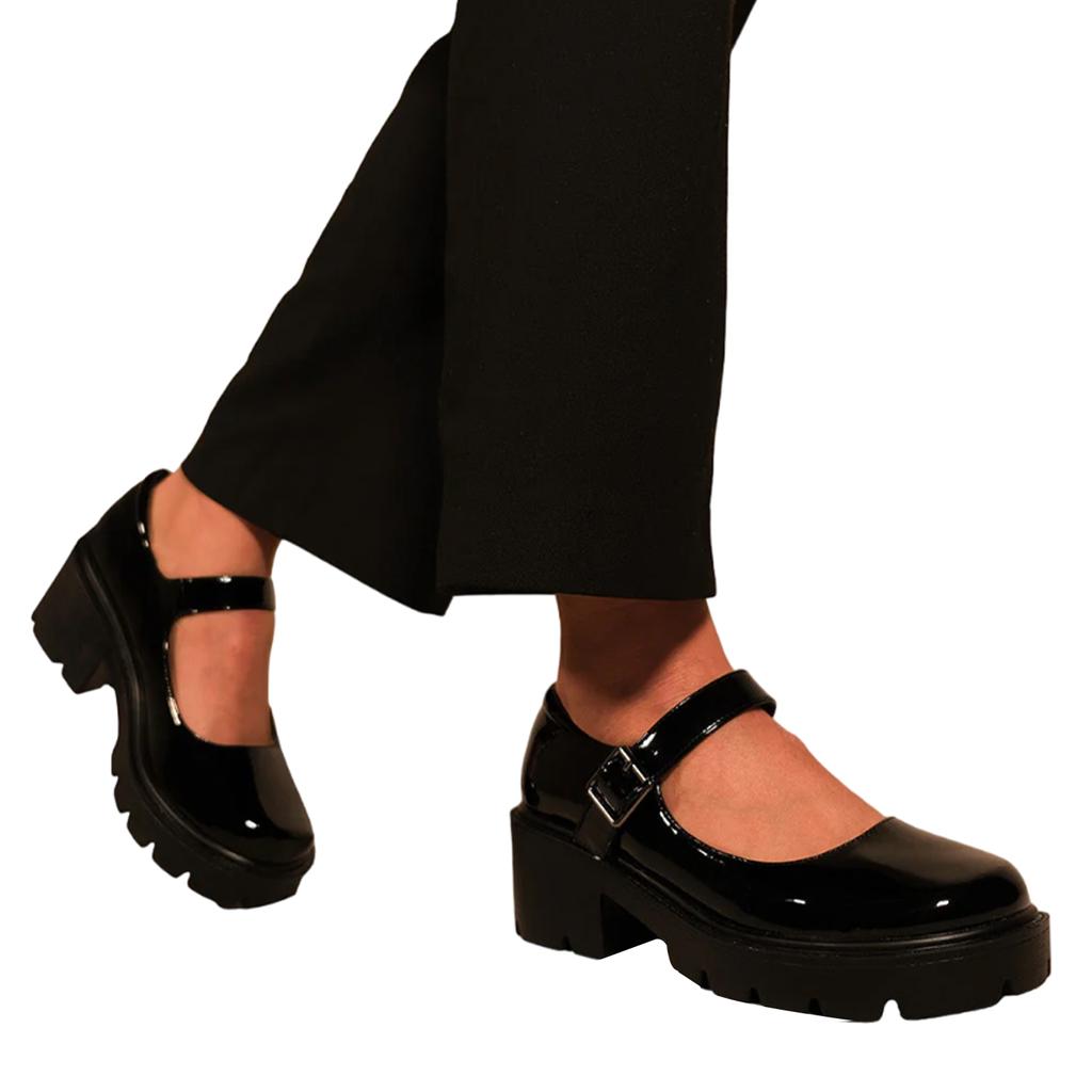 Where's That From Женские туфли Rylee Retro на блочном каблуке Mary Janes