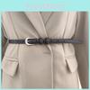 Minimalist Womens Style Waist Belt Metal Buckle Dress Suit Belt Shapewear