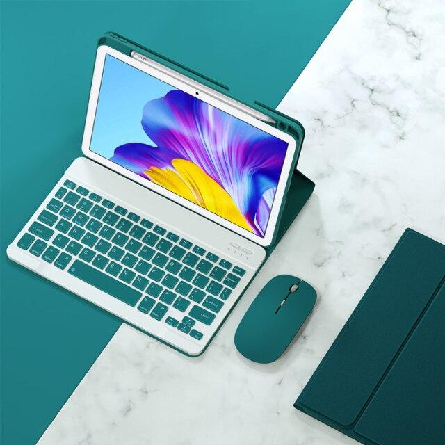 Чехол со светодиодной клавиатурой для Huawei Matepad 11 10,4 Pro 10,8 M6, чехол с гнездом для карандаша для Xiaomi Mipad 5 Pro, чехол из искусственной кожи