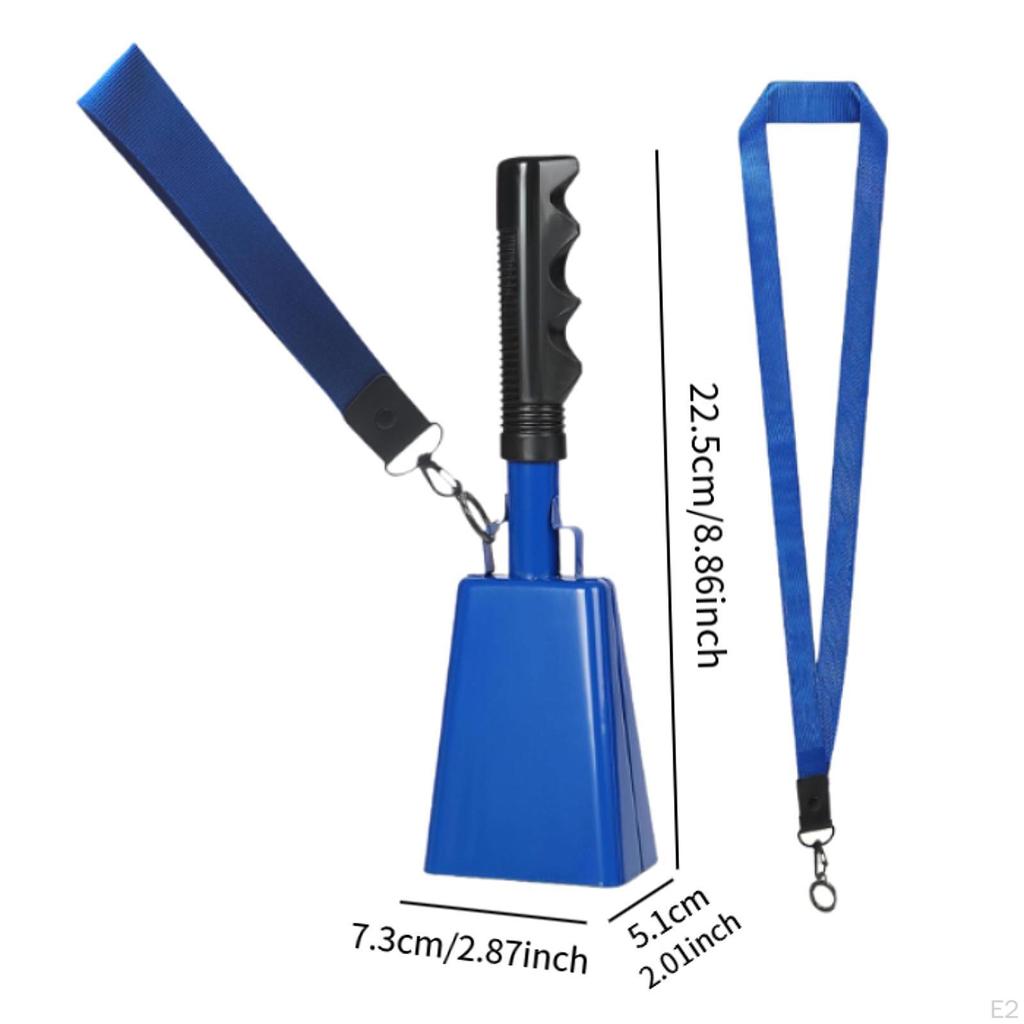 Колокольчик для коровы, звонок для подбадривания, декоративные музыкальные инструменты, шумовой генератор, громкий для рождественского спорта