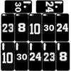 Cover for iPhone 15 14 Xiaomi Redmi Note 13 12 11 Pro Max X 8 7 9 XR Samsung Galaxy S24 S23 OPPO Huawei Number Football Baseball No 8 10 30 23 24 Case