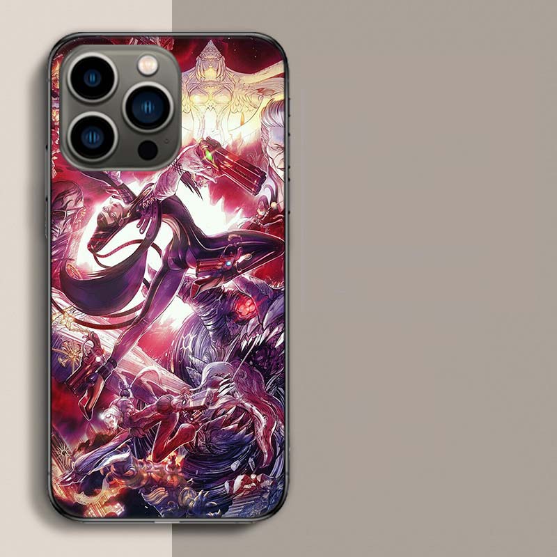 Чехол Bayonetta для iPhone 17 Air 15 Pro 14 Plus 16 Pro Max 12 13 Mini 11 16E X XS. Милый чехол в стиле фунда.
