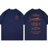 Saltwater By The Sea Saltwater Fish Species Graphic T Shirt for Unisex 100 Cotton Oversized Fishing Streetwear Black 2026 New