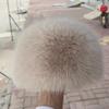 Imitation Fur New Fox Fur Flat Top Hat Thickened Fluff Warm Ear Protection Hat Dome Snow Winter Hats