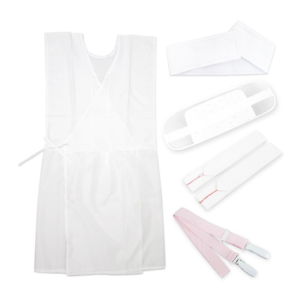 Ametamari Kimono Dressing Set Yukata 6-Piece Accessories Full Slip (Undergarment) Mesh Magic Belt Front Plate Korin Two Waist Strings Summer Official