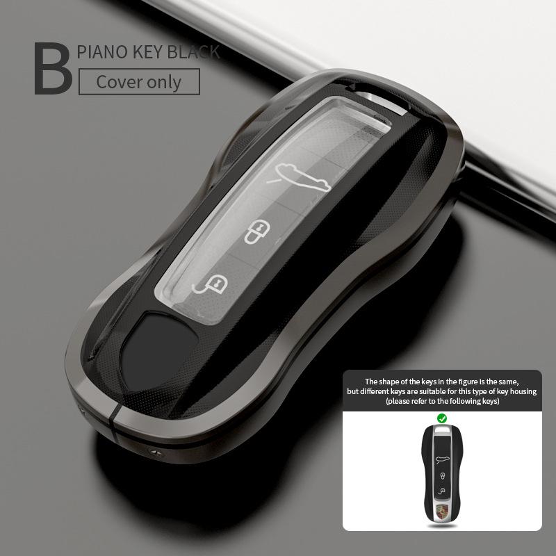 Porsche Key Shell: Compatible with 718, Cayenne, 911, Macan, Panamera Models