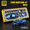 ЦСА МСЗ 1:42 2018 Ford Mustang GT из сплава, модель игрушечного автомобиля, гоночный сплав, серия сборки спортивных автомобилей, стили установки