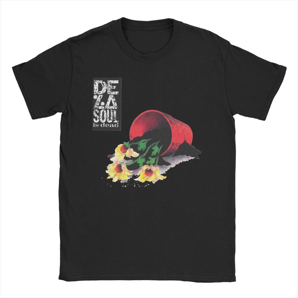 Мужские Женские Футболки De La Soul ATCQ A Tribe Called Quest Одежда из Чистого Хлопка Винтажные Футболки с Коротким Рукавом Футболки Большого Размера