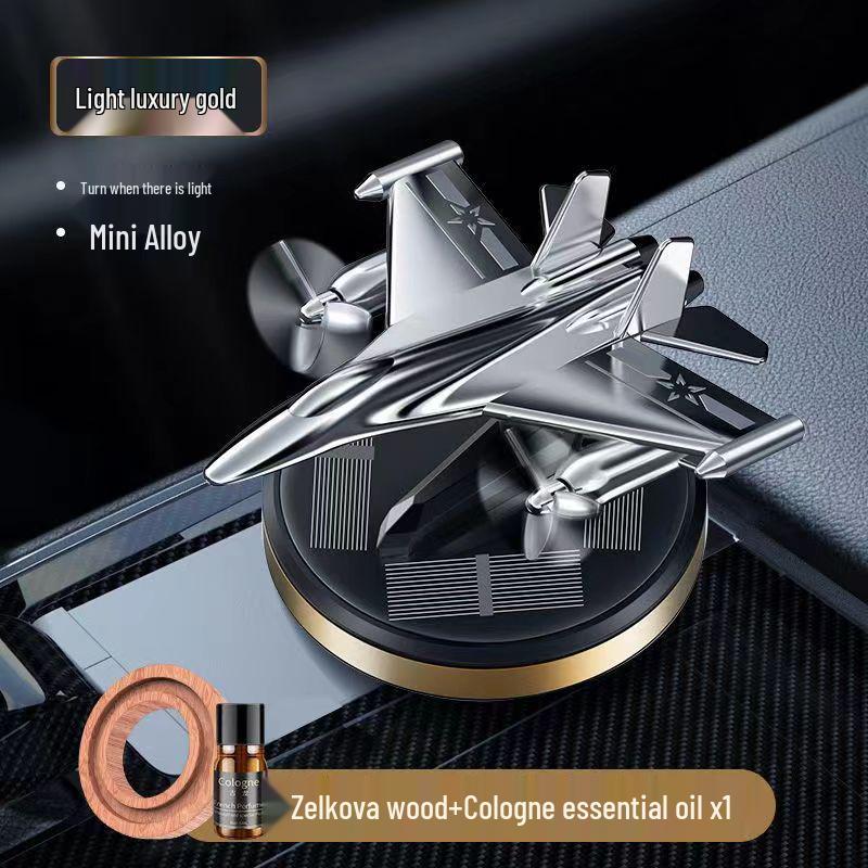 Вращающийся автомобильный освежитель воздуха в виде вертолета на солнечной батарее с датчиком освещенности