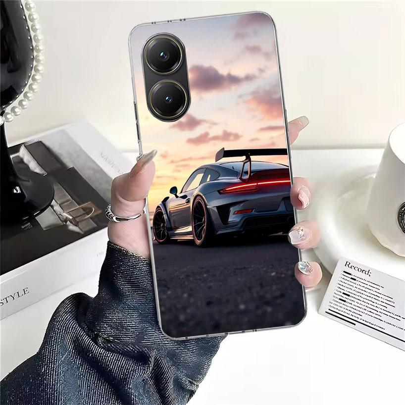 Спортивный автомобиль 911 Мягкий чехол для телефона для Xiaomi Redmi 15C 15 13C 13 Poco X5 X6 X7 F7 Ultra M7 12C 12 10 10C 9C 9A 9T 9 Fundas Poco X3