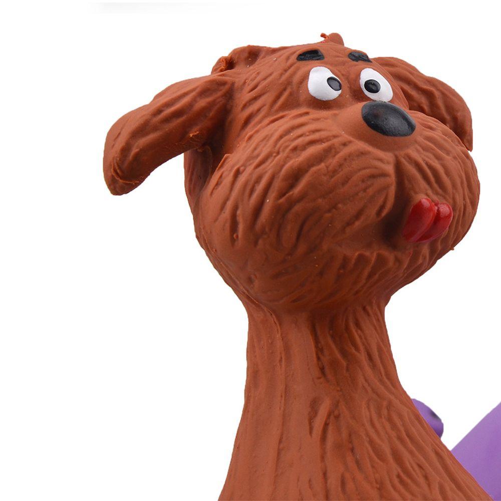 Dog Puppy Cleaning Teeth Rubber Chew Playing Rubber Vocal Toys Latex Dog Toys Sound Squeaky