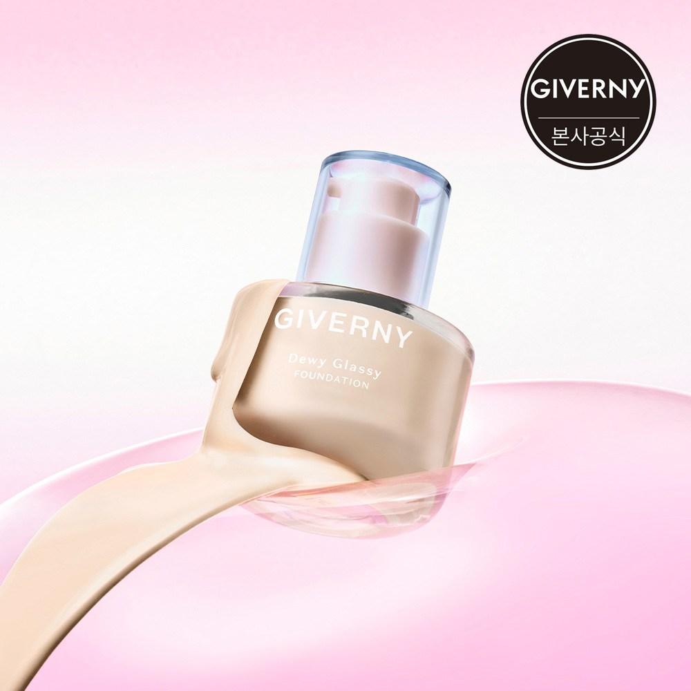 Giverny Dewy Glassy Foundation 30 мл, 1 шт., 21NW Светло-бежевый