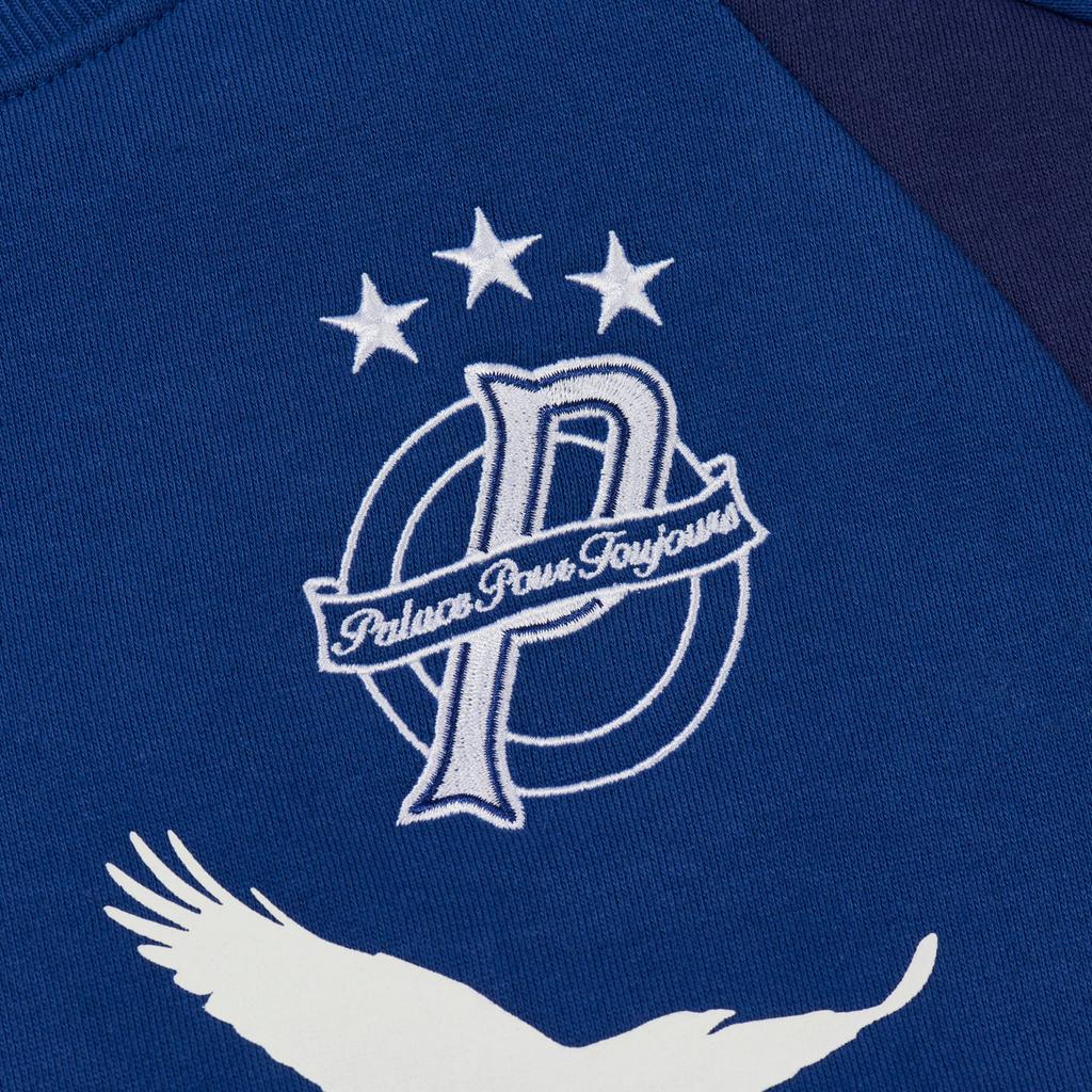 Palace Palais Pro-Team Crew Blue Berry Унисекс Топы P28CS112