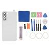 For Galaxy S21 Back Cover Glass Replacement Perfect Fit Phone Rear Door Housing Tool Kit with Pre