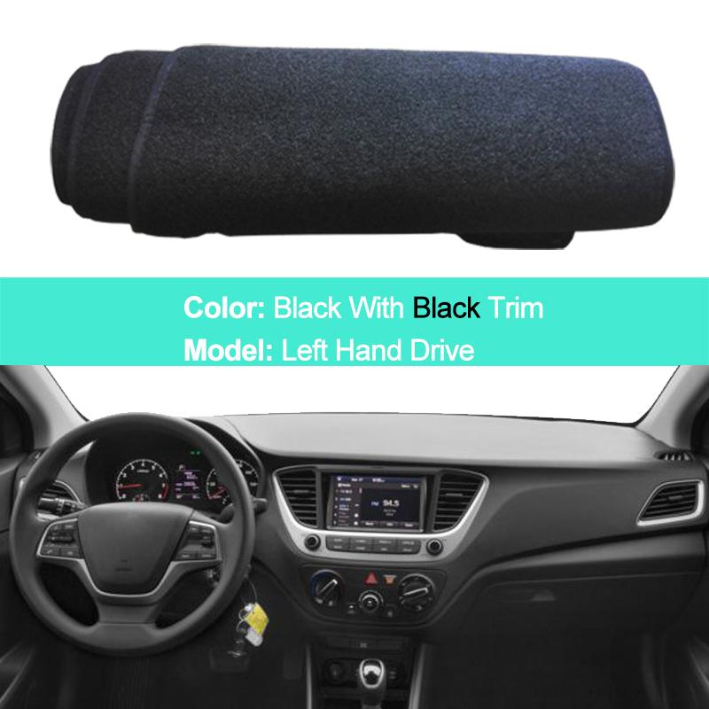 For Hyundai Accent HC / Solaris 2 2017 2018 LHD RHD Car Auto Dashboard Cover Carpet Cape Dashmat Protector Pad