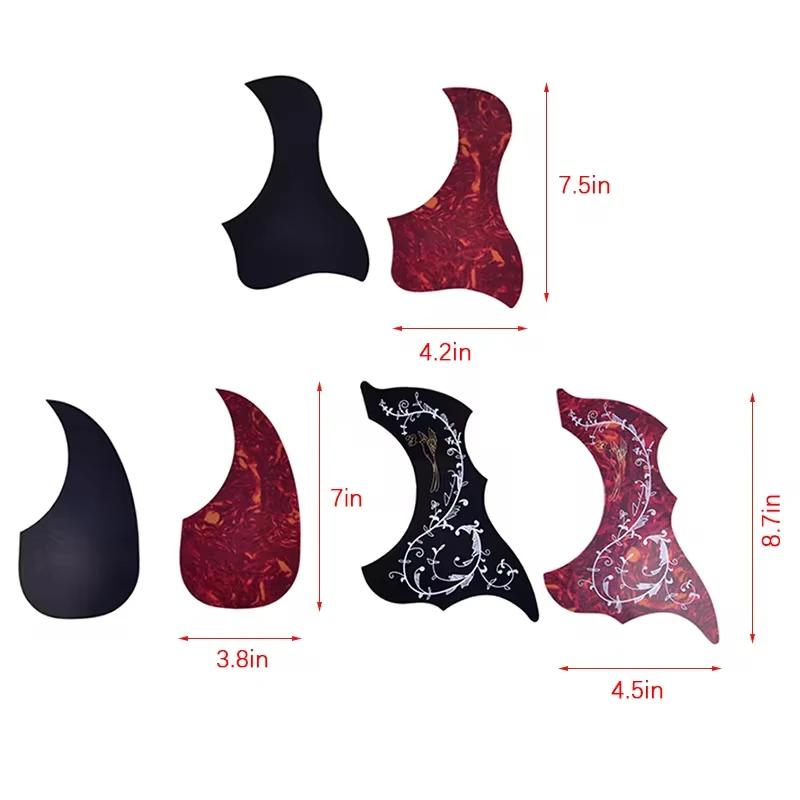 Защитные наклейки для гитары Декоративные наклейки для защиты от царапин Наклейка на защитный щиток для акустической гитары