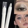 Glitter Highlighter Pen Pearlescent Lying Silkworm Pencil Waterproof Long-lasting Brightening Eyes Stick White Silver Eye Makeup