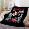 1 шт. Slipknot Микки Мягкий фланелевый плед для любого сезона для дома, офиса, использования на улице. Прочный комфортный мягкий теплый плед для дома.