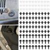 100Pcs Engine Under Cover Retainer Clips for Toyota 90467-07201 90189-06193 90159-60477 Push-Type Fastener Nut Screw Bolt