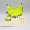 FENDI 8BR798 Graffiti Hobo bag Shoulder Bag Leather yellow/SilverHardware Unused