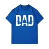 Men's 100% Cotton Crew Neck Short Sleeve T-Shirt, Casual Aviation Airplane Dad Print Tee, Breathable Comfortable Top Gift for Pilot Dad Daily Wear