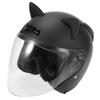 1 Pair Cat Ears Style Helmet Self Adhesive Decoration Fit for Motorcycle Bicycle