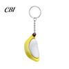 Stainless Steel Key Ring Keychain Pendant, Peeled Banana Stress Relief Toy with Thickened Anxiety Ring, Portable for Keys Backpacks Schoolbags