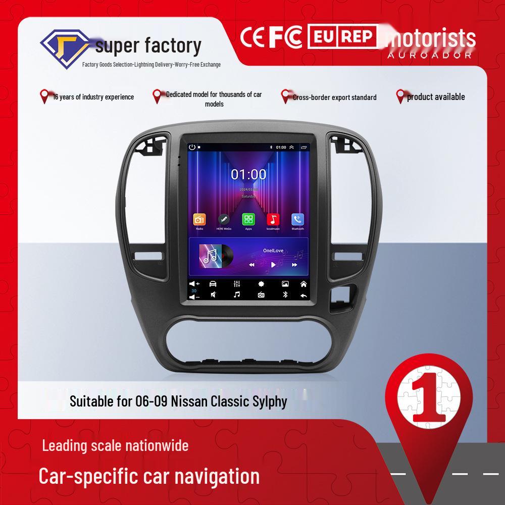 Android Bluetooth GPS Навигационный плеер для 2006-2009 Nissan Sylphy