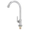 G1/2 Домашняя кухня Одинарный кран для холодной воды для раковины из нержавеющей стали вращающийся кран для мойки