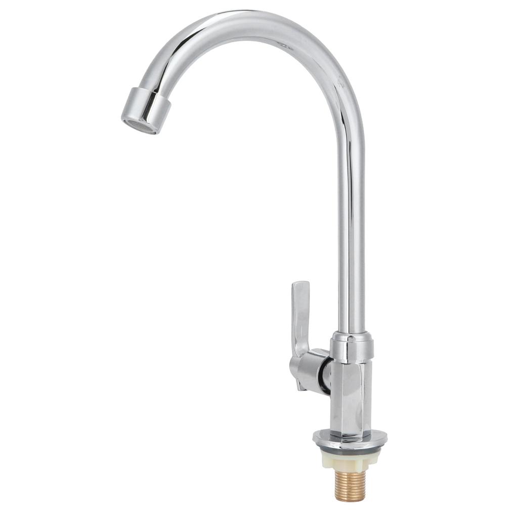 G1/2 Домашняя кухня Одинарный кран для холодной воды для раковины из нержавеющей стали вращающийся кран для мойки