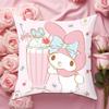 Декоративные подушки Sanrio для дивана Наволочка Декор Мелоди Наволочка для гостиной 45X45 Чехлы для подушек Домашний декор 45X45См
