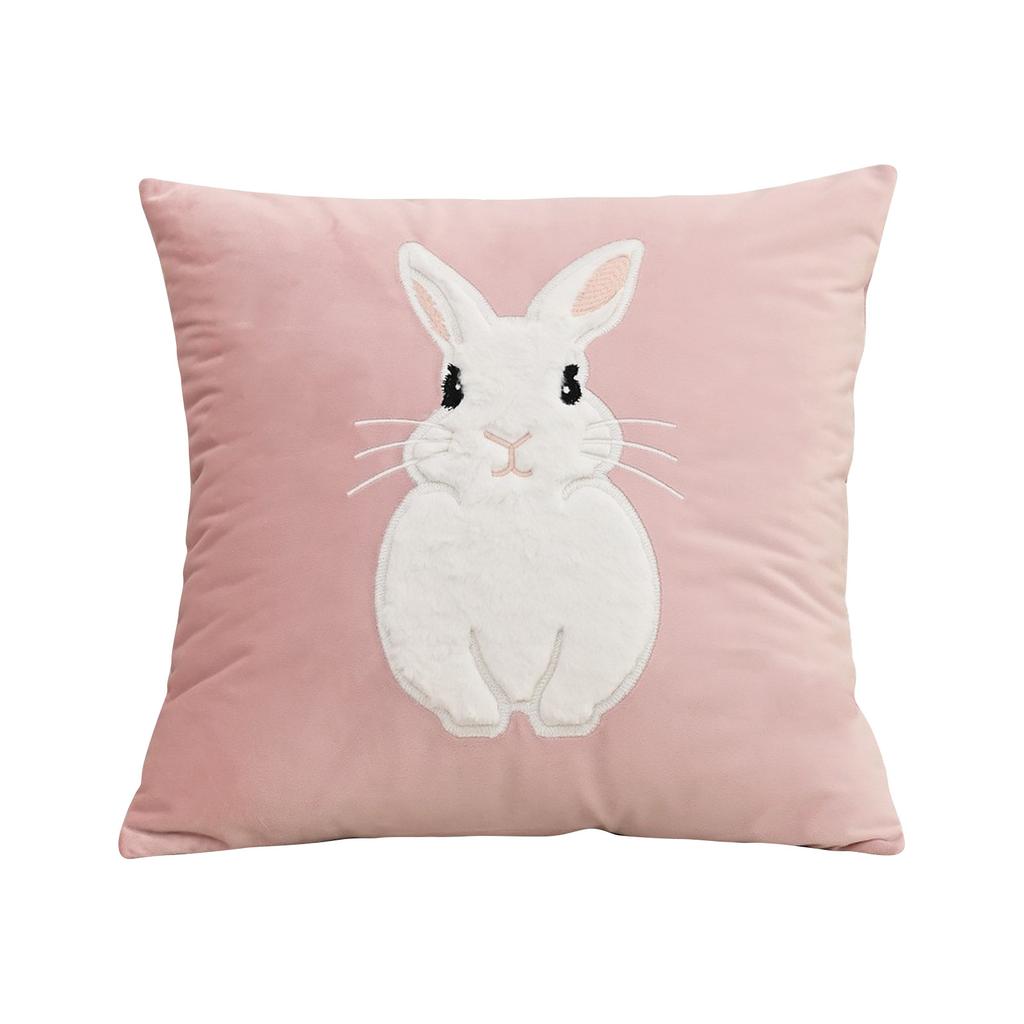 Small Fresh Embroidery.Embroidered Easter Elements. New Pillows For Living Room And Bedroom. Easter Decoration. Easter Pillowcases.17.7*17.7inch.1pc