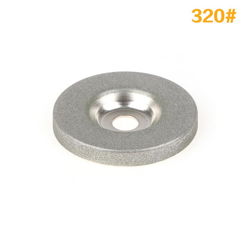 1pc Diamond Grinding Wheel Cup Emery Milling Cutter 180/320/600Grit Circle Sharpener Stone Sharpener Angle Cutting Wheel Tools