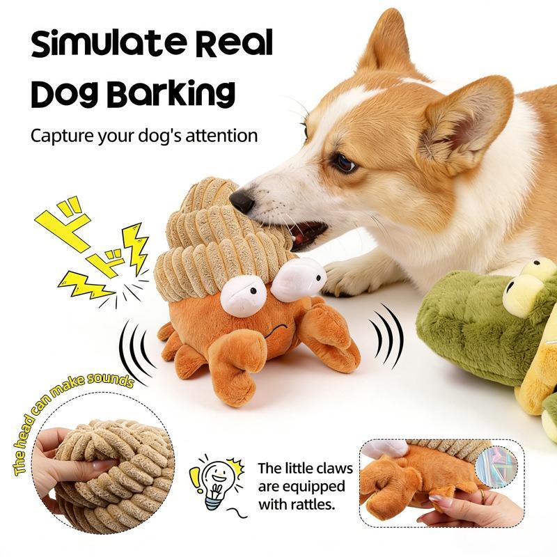 Electric Plush Dog Toy Vibrating Ball for Fun and Relaxation, Pet Interactive Toy