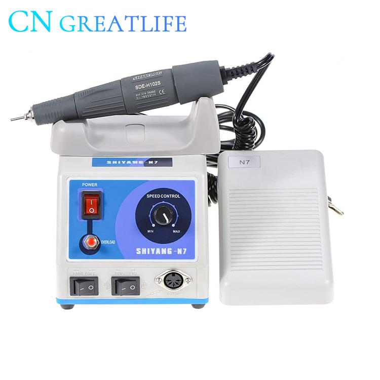 Портативный стоматологический полировальный станок N7, шлифовальный станок, стоматологический микромотор с полирующей ручкой 35000 об/мин H37L1