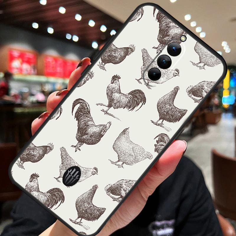 Чехол с рисунком цыпленка для ZTE Nubia Red Magic 11 10 8 9 8S 9S 10S Pro Plus 10 Air 5G 6R 6 7 6S 7S Pro
