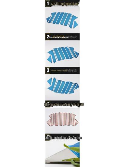 Q3 Car Window Trim: Stainless Steel Stickers for Car Body Modification