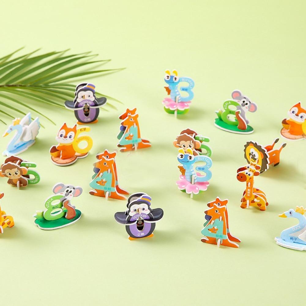 30 шт. 3D пазлы бумажная сборная модель новая развивающая игрушка дети