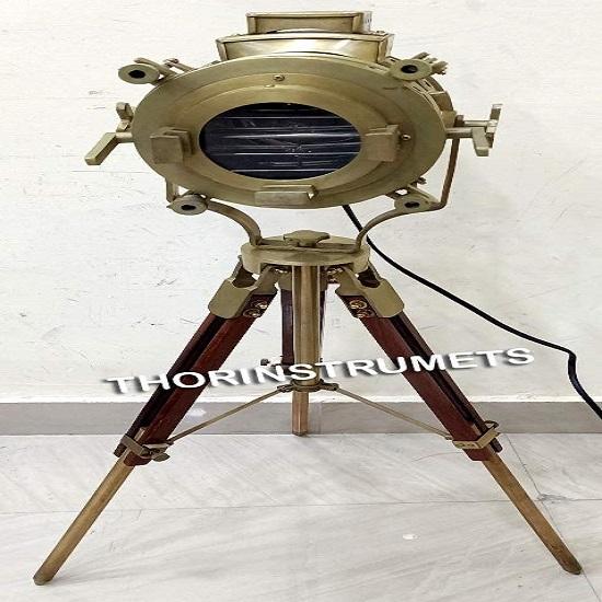 Античный Театр Морской Прожектор Морской Деревянный Штатив Ретро Прожектор Studio Focus LED