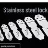 Stainless Steel Slide Bolt Latch for Cabinet, Drawer, and Wooden Doors