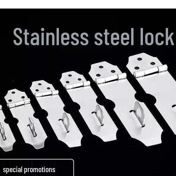 Stainless Steel Slide Bolt Latch for Cabinet, Drawer, and Wooden Doors
