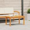 vidaXL Coffee Table 75x40x38 Cm Solid Acacia Wood 4106463