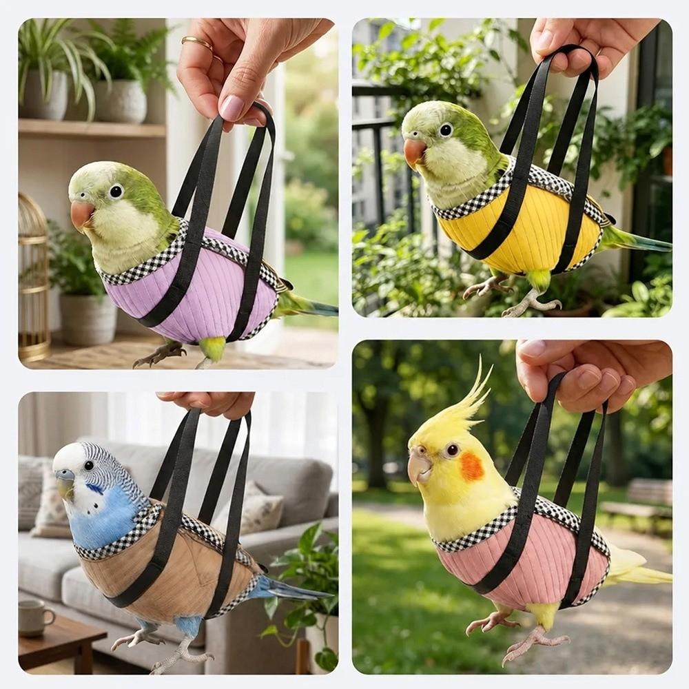 Anti Escape Bird Bag Breathable Bird Travel Bag New Parrot Vest Carrier Budgies