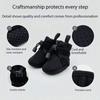 Dog Boots Rainy Day Trips Anti-Dirt Keeps Warm Non Slip Comfortable Breathable Adjustable Various Sizes Pet Supplies